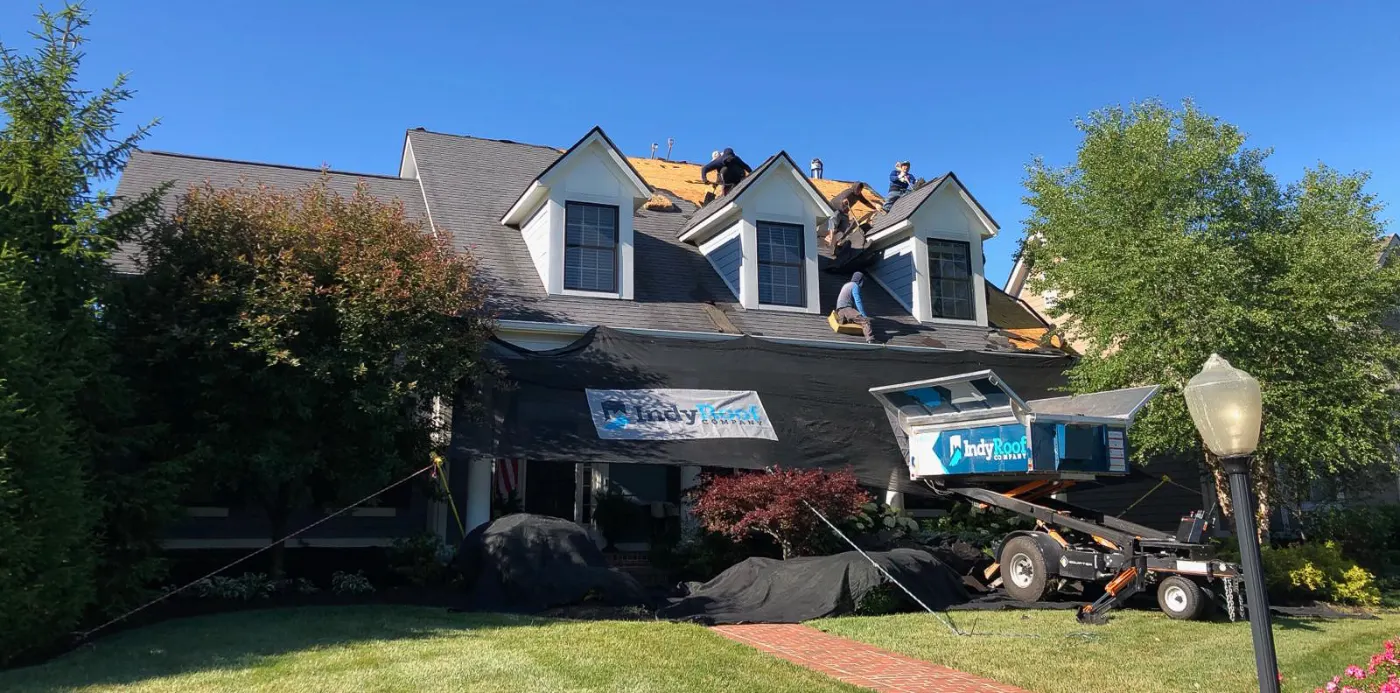 Commercial roof inspection documented in Sharpsville